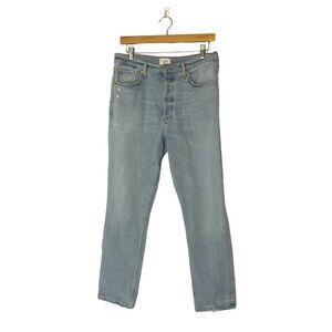 Citizens‎ of Humanity Jolene Jeans Light Wash High Rise Button Fly Distressed